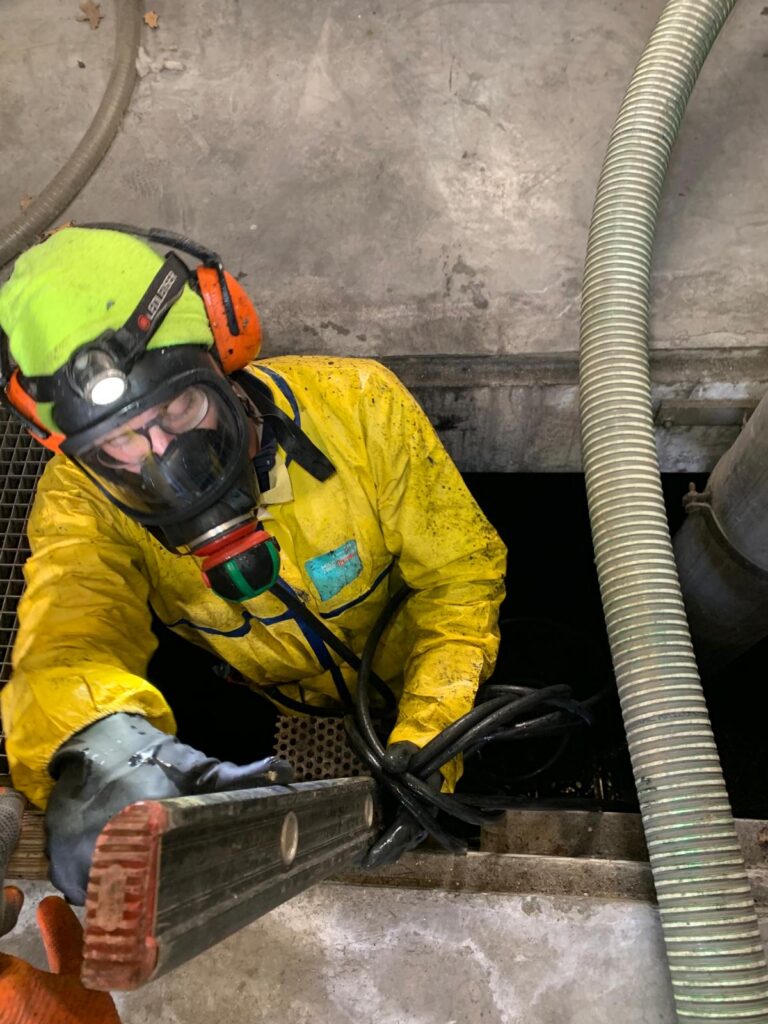 industriele cleaning met perslucht